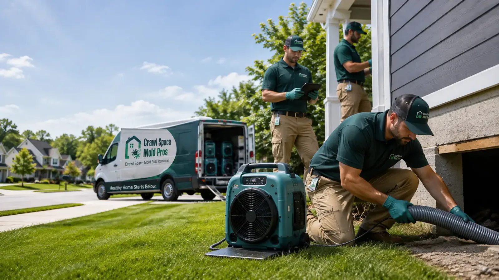 Crawl Space Mold Removal in Bascom, OH